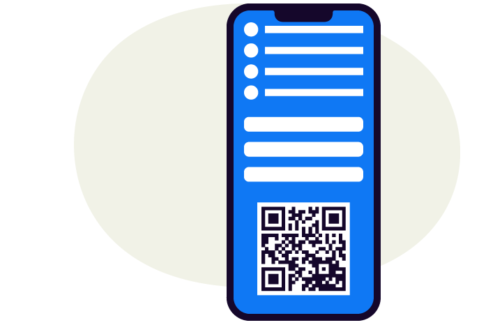 QR-Code in digitaler Visitenkarte